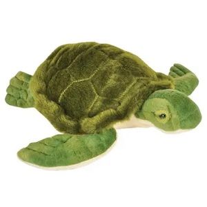 New FAO SCHWARZ New SEA TURTLE 12 inch Stuffed Turtle Plush Toy